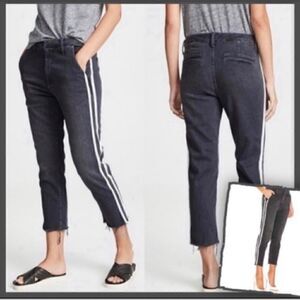 MOTHER SHAKER PREP HIGHRISE SLIM BLACK RACER JEAN 27